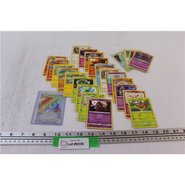 (26) Pokemon Cards: Decidueye V Star Pokemon Holograph Card & Assorted Cards