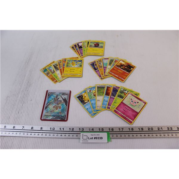 (26) Pokemon Cards: Kleavor Holograph Card & Assorted Cards