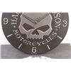 Image 3 : Harley Davidson "Willie G" Wall Clock - Battery Powered - 12" Diameter - In Box