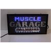 Image 3 : Muscle Garage Light-up Sign - 19" x 10" - Works