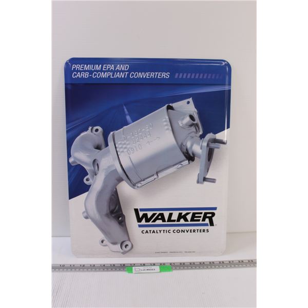 Walker Catalytic Converters Metal Sign - 20" x 16"
