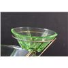 Image 2 : MCM Green Glass Chip & Dip Set - No Glow