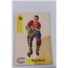 Image 2 : Doug Harvey 1958-59 Parkhurst Hockey Card - as is