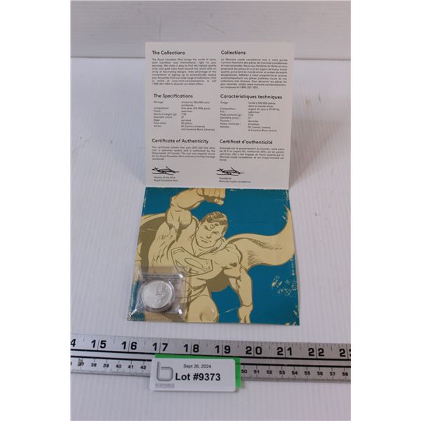 Superman $20 Silver Collectors Coin