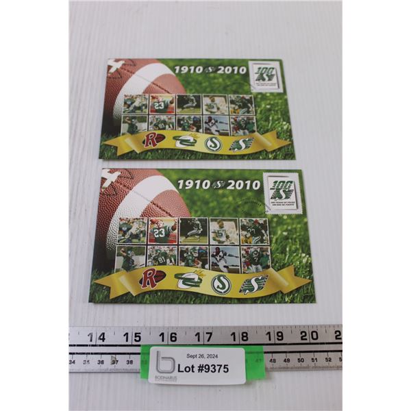 (2) Roughriders Canadian Stamp Collections (Sealed)