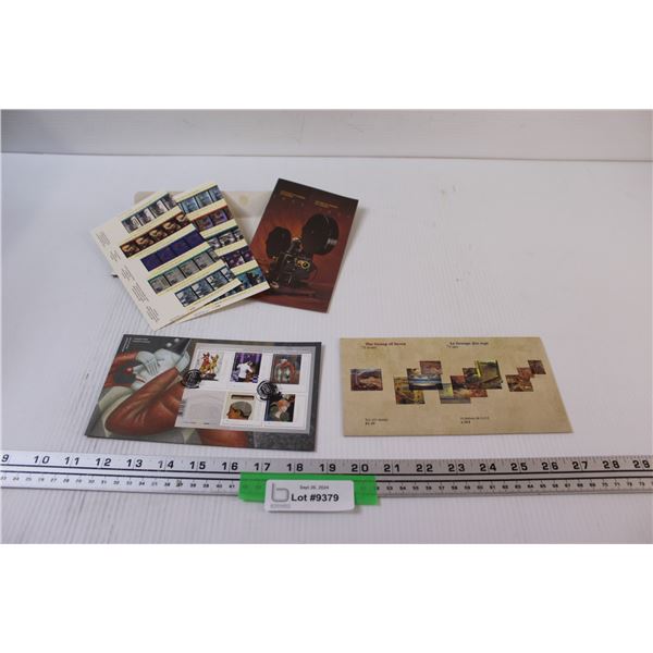(3) Canadian Stamp Collections: Group of Seven, Movies, Illustrators