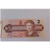 Image 2 : (2) Canadian Two Dollar Bills - 1986 & 1974