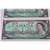 Image 3 : (2) Canadian One Dollar Bills - 1967