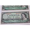 Image 2 : (2) Canadian One Dollar Bills - 1967 & 1954