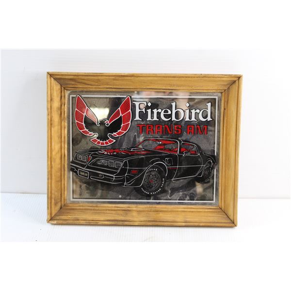 Framed Firebird Trans Am Mirror 14'' x 11''