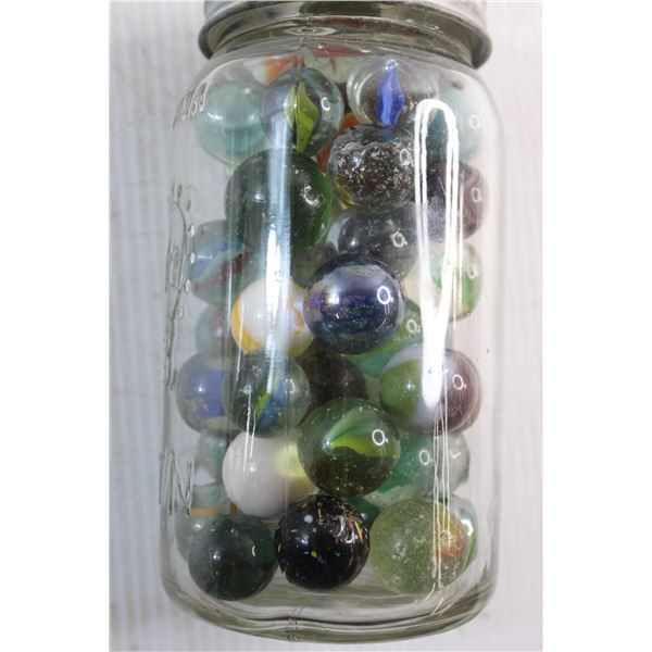 Pickling Glass Jar with Marbles