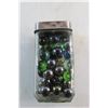 Image 1 : Glass Jar with Marbles