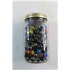 Image 1 : Glass Jar with Marbles