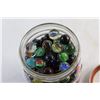 Image 4 : Glass Jar with Marbles