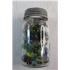 Image 1 : Pickling Glass Jar with Marbles