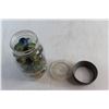 Image 3 : Pickling Glass Jar with Marbles