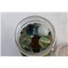 Image 4 : Pickling Glass Jar with Marbles