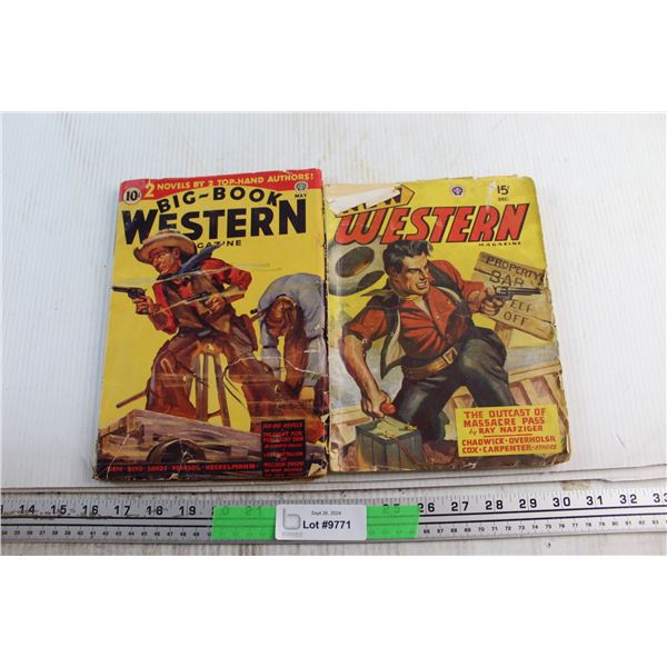 Vintage Big Book Western & New Western Magazines