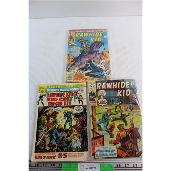 (3) Vintage Comics - The Rawhide Kid