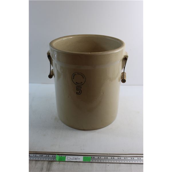 *Alberta Potteries Redcliff 5 Stoneware Pickling Crock