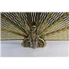 Image 3 : Vintage Brass Folding Fireplace Screen