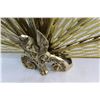 Image 6 : Vintage Brass Folding Fireplace Screen
