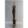 Image 8 : Vintage Brass Folding Fireplace Screen