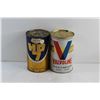 Image 2 : Co-Op HD7 Motor Oil - Sealed and Valvoline Motor Oil Tin
