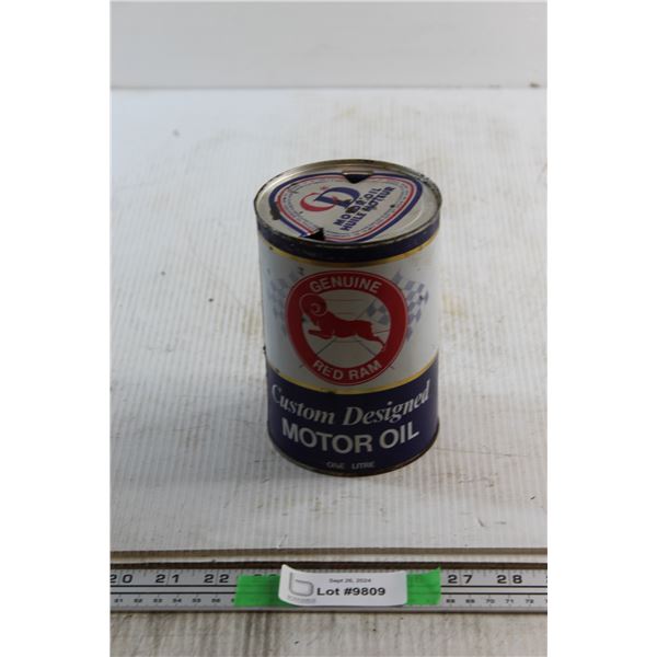 Genuine Red Ram Custom Design Motor Oil Tin