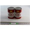 Image 1 : (2) Shell Rotella S Motor Oil Cans - Sealed