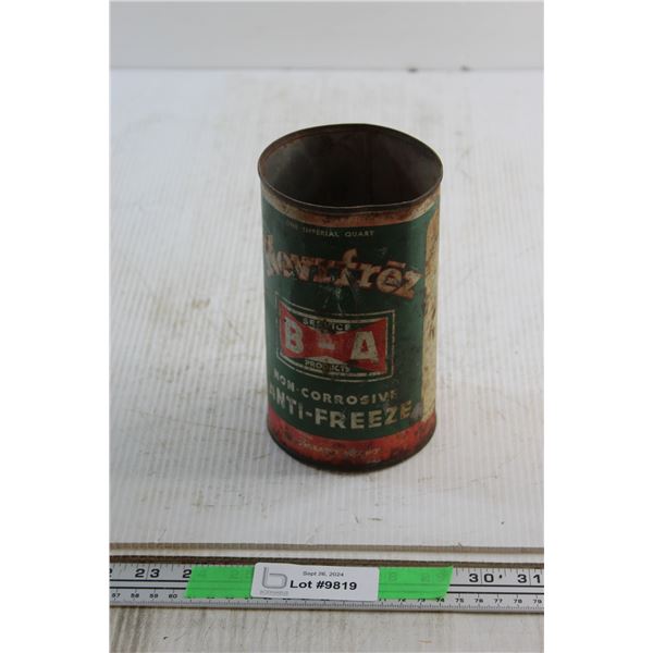 BA Nevrfrez Non Corrosive Anti - Freeze Tin