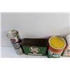 Image 2 : (3) Automotive Liquids - Motor Oil, Engine Restoring Liquid & Aeroshell W100 Oil and Castrol Tin