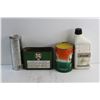 Image 4 : (3) Automotive Liquids - Motor Oil, Engine Restoring Liquid & Aeroshell W100 Oil and Castrol Tin