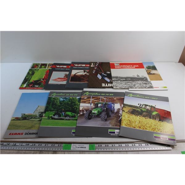 (10) Farming Equipment Catalogues - Agroplus, Claas and NFE