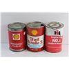 Image 1 : Shell Aeroshell Fluid 41 Can and (2) Shell Rotella S Motor Oil and Engine Oil No.1 Tins