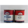 Image 1 : Esso MP Grease Can - Sealed and Esso Mica Axel Grease Tin