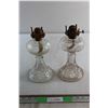 Image 1 : (2) Unmarked Glass Kerosene Lamps