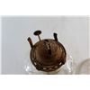 Image 4 : (2) Unmarked Glass Kerosene Lamps