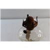 Image 6 : (2) Unmarked Glass Kerosene Lamps
