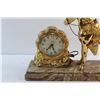 Image 2 : Decorative Brass United Clock with Horse - Untested