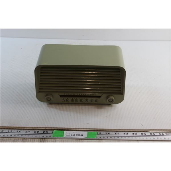Philco Transitone Vintage Radio Receiver - Untested