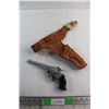 Image 1 : Kit Carson Revolver Toy with Rubber Holster - As Is