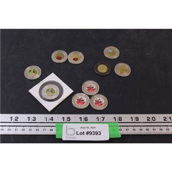 (10) Toonies: (2) 2023 Indigenous, (2) 2018 Rose, (3) 2021-2023, (3) 2022 Hockey