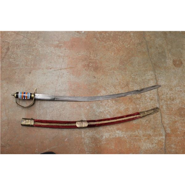 Vintage Indian Sword in Sheath