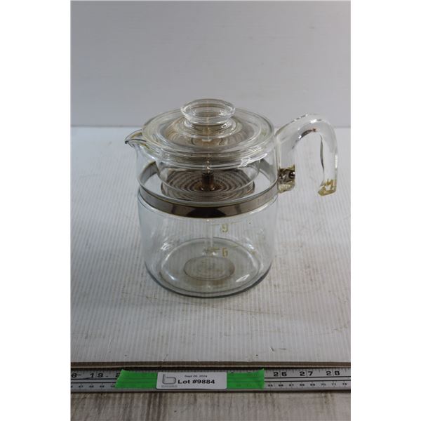 Pyrex Glass Coffee Percolator