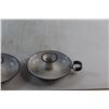 Image 2 : (2) Enamel Candle Holders - Made in Sweden