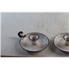 Image 3 : (2) Enamel Candle Holders - Made in Sweden