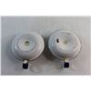 Image 5 : (2) Enamel Candle Holders - Made in Sweden