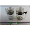 Image 1 : (2) Pyrex Glass Coffee Percolators