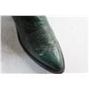 Image 5 : Dan Post Cowboy Green Leather Boots - Size 11''